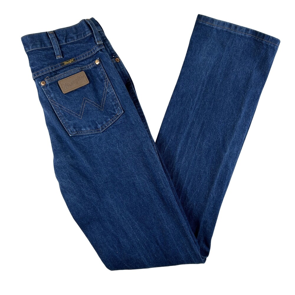 Vintage Wrangler Jeans Mens 30x36 Blue Cowboy Cut Straight Denim 936DEN USA 90s